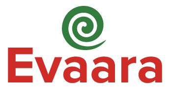 Evaara logo white